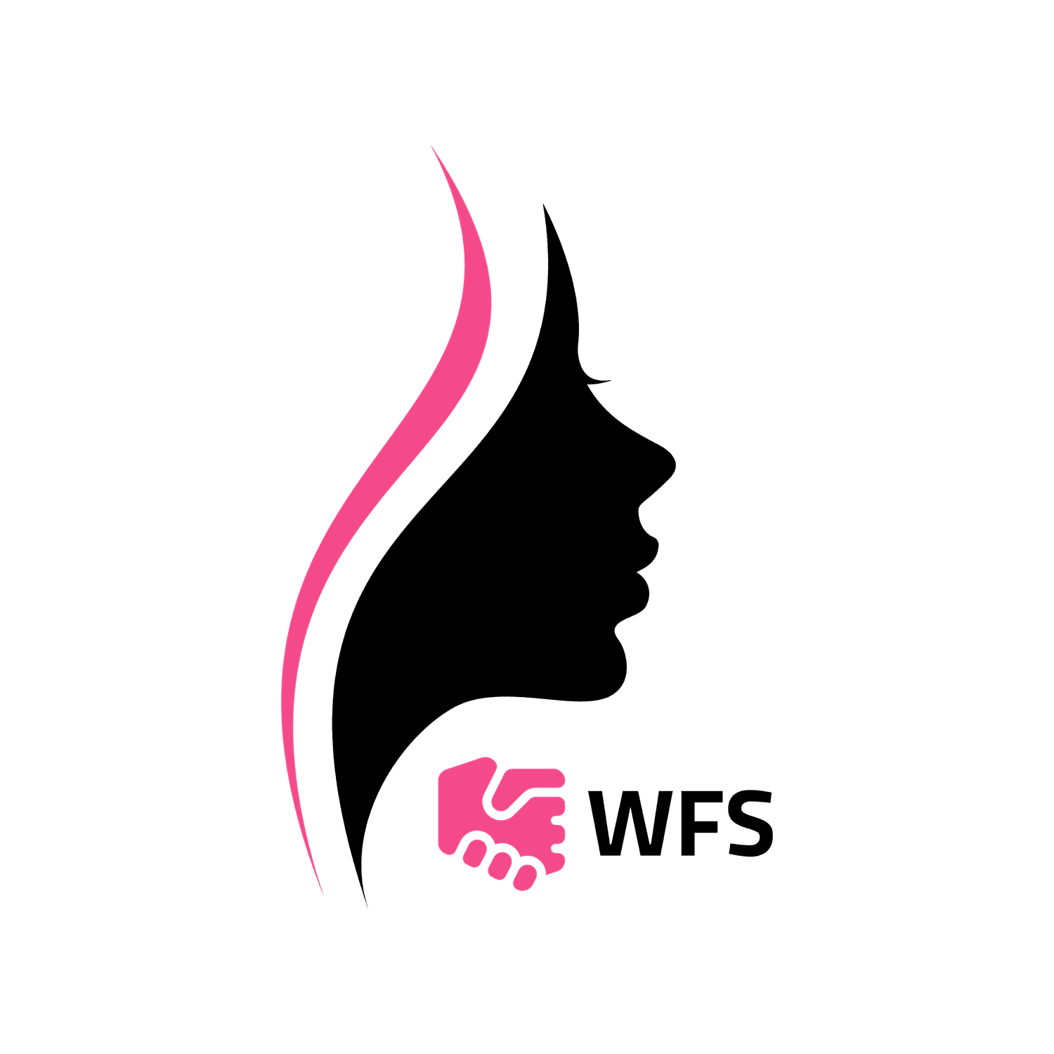 czarno-różowe logo klubu ladies